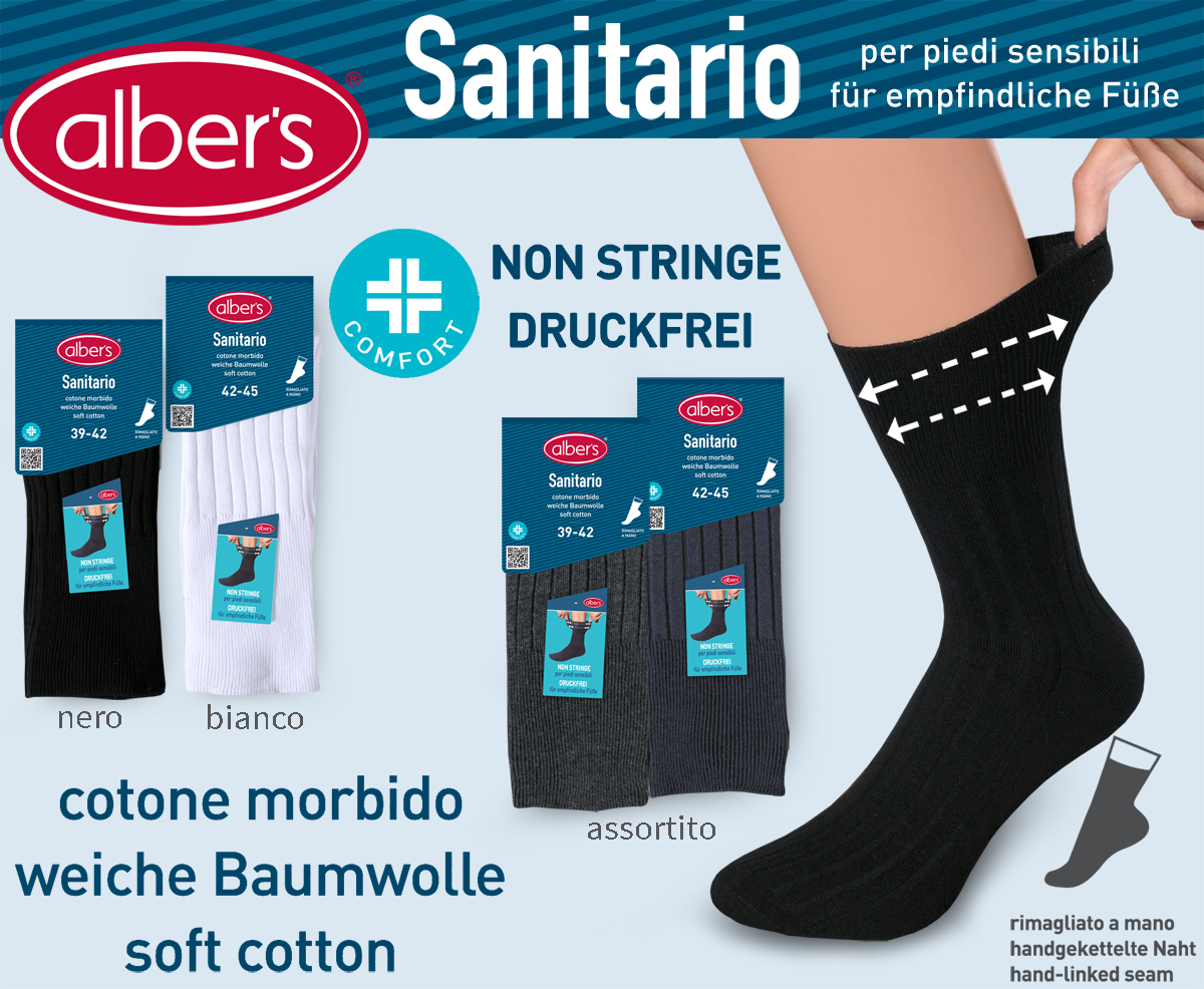 Albers (581) Men sock sanitario